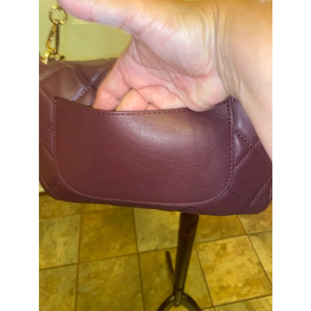 Women's Badgley Mischka Burgundy Crossbody Bag One Size - Picture 12 of 15